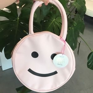 NWT Ban.do insulated smiley face lunch bag